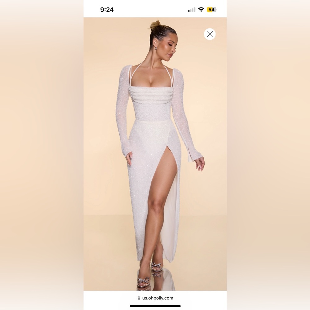 Oh Polly embellished dress
